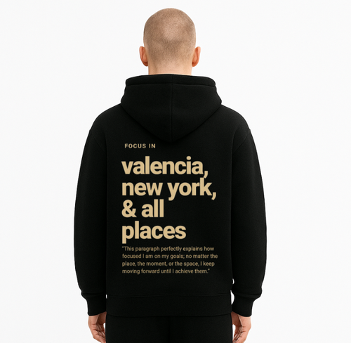 FOCUS IN ALL PLACES HOODIE